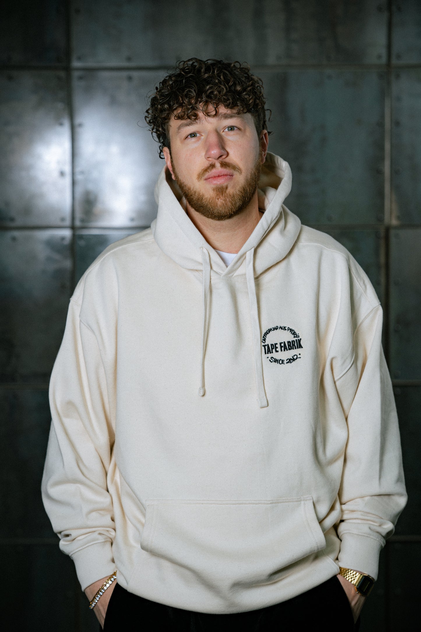 Tapefabrik Crew Hoodie White