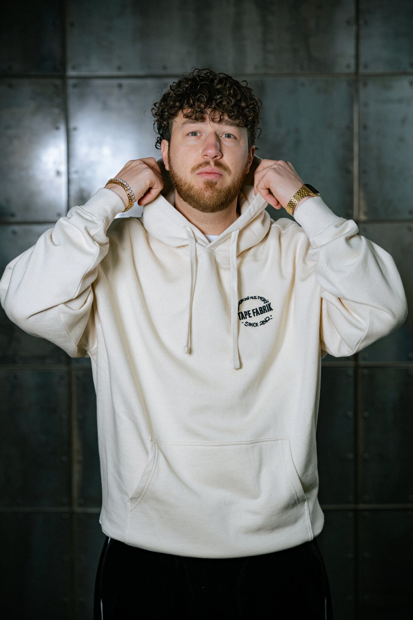 Tapefabrik Crew Hoodie White