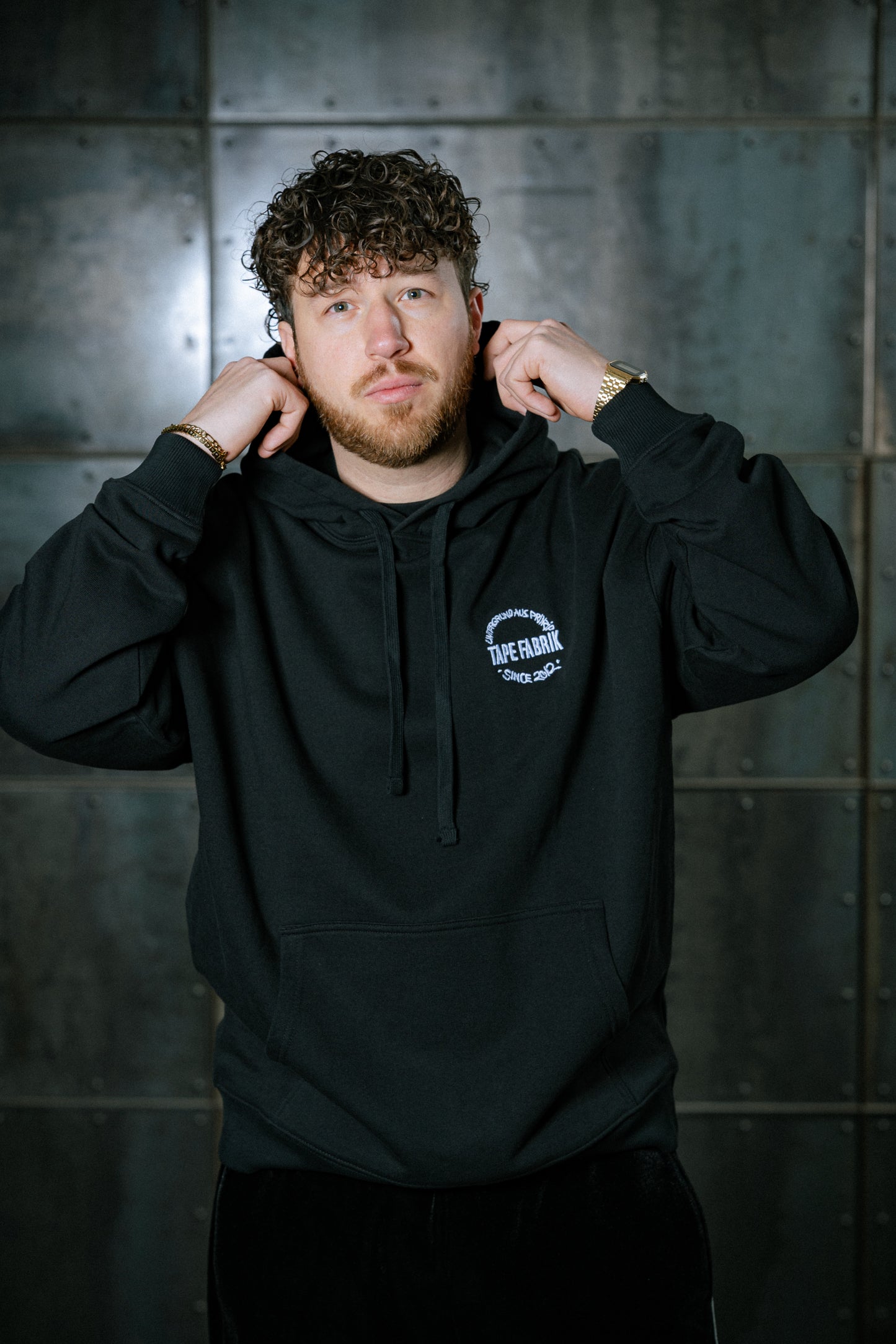 Tapefabrik Crew Hoodie Black