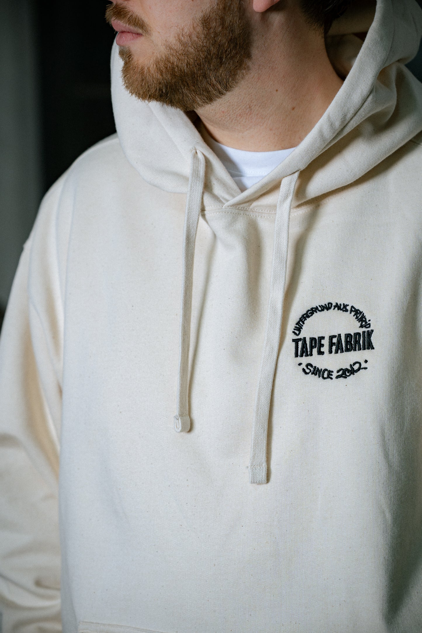 Tapefabrik Crew Hoodie White