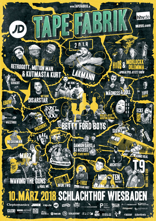 Tapefabrik Plakat 2018