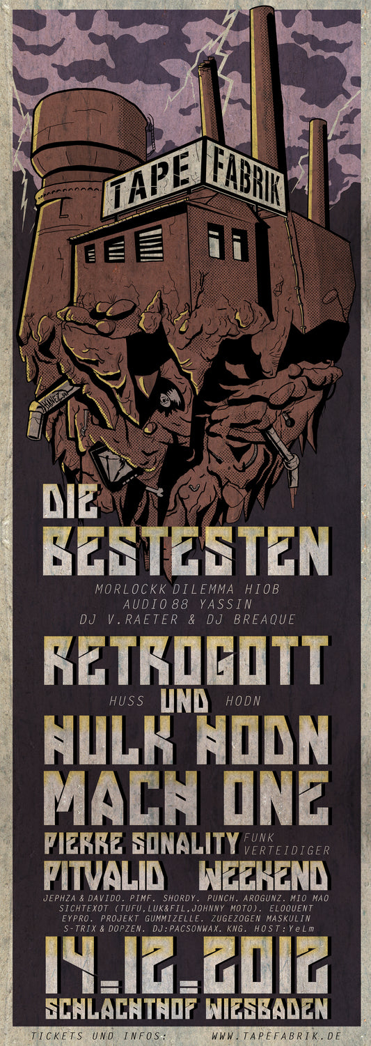 Tapefabrik Plakat 2012 - Dezember