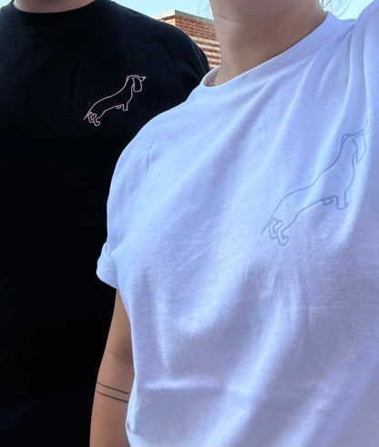 Beats im Block - Weiß - Flieder Druck