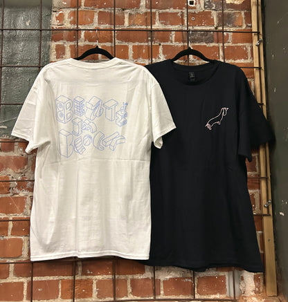 Beats im Block - Schwarz - Rosa Druck